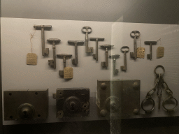 Locks and keys at the Corridor of Cells at the Conciergerie building