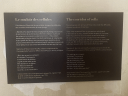 Information on the Corridor of Cells at the Conciergerie building