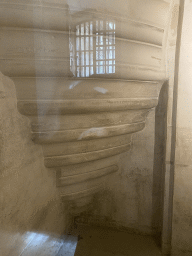 Interior of a prison cell at the Corridor of Cells at the Conciergerie building