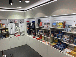 Interior of the souvenir shop inside the Arc de Triomphe