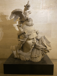 Sculpture at the museum inside the Arc de Triomphe