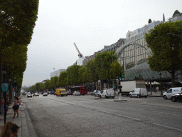 The Avenue des Champs-Élysées, viewed from the Place Charles de Gaulle square