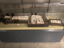 Scale models of the ruins at the Archaeological Crypt of the Île de la Cité