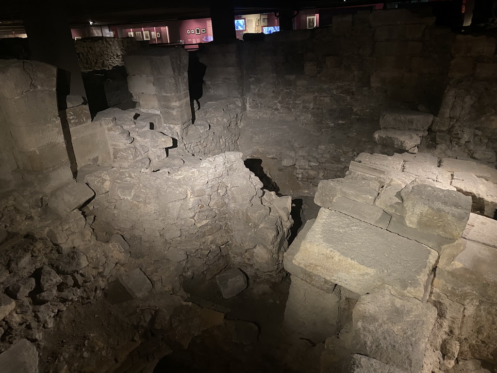 Ruins at the Archaeological Crypt of the Île de la Cité