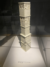Model of the Pillar of the Nautes at the Archaeological Crypt of the Île de la Cité, with explanation