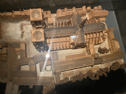Scale model of the Cathedral Notre Dame de Paris at the Archaeological Crypt of the Île de la Cité
