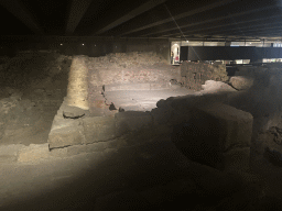 Ruins of bath house rooms at the Archaeological Crypt of the Île de la Cité