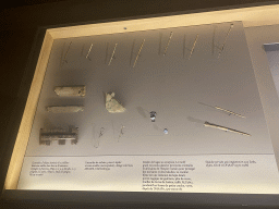 Tools at the Archaeological Crypt of the Île de la Cité, with explanation