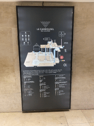 Floorplan of the Carrousel du Louvre shopping mall