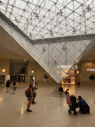 The Louvre Inverted Pyramid at the Lower Floor of the Carrousel du Louvre shopping mall