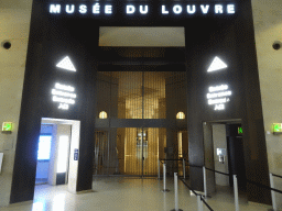 Entrance to the Louvre Museum at the Lower Floor of the Carrousel du Louvre shopping mall