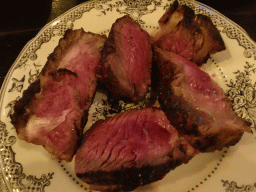 Steak at the L`Escargot Montorgueil restaurant
