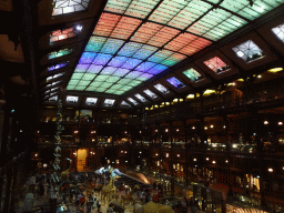 Interior of the first floor of the Grande Galerie de l`Évolution museum, viewed from the second floor