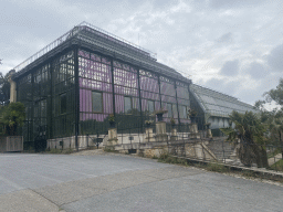 Front of the Tropical Rainforest Greenhouse at the Jardin des Plantes garden
