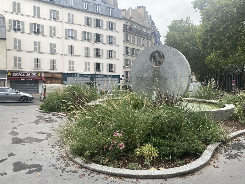 Fountain at the Place Jessieu square