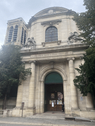 Front of the Saint-Nicolas du Chardonnet church at the Rue Saint-Victor street