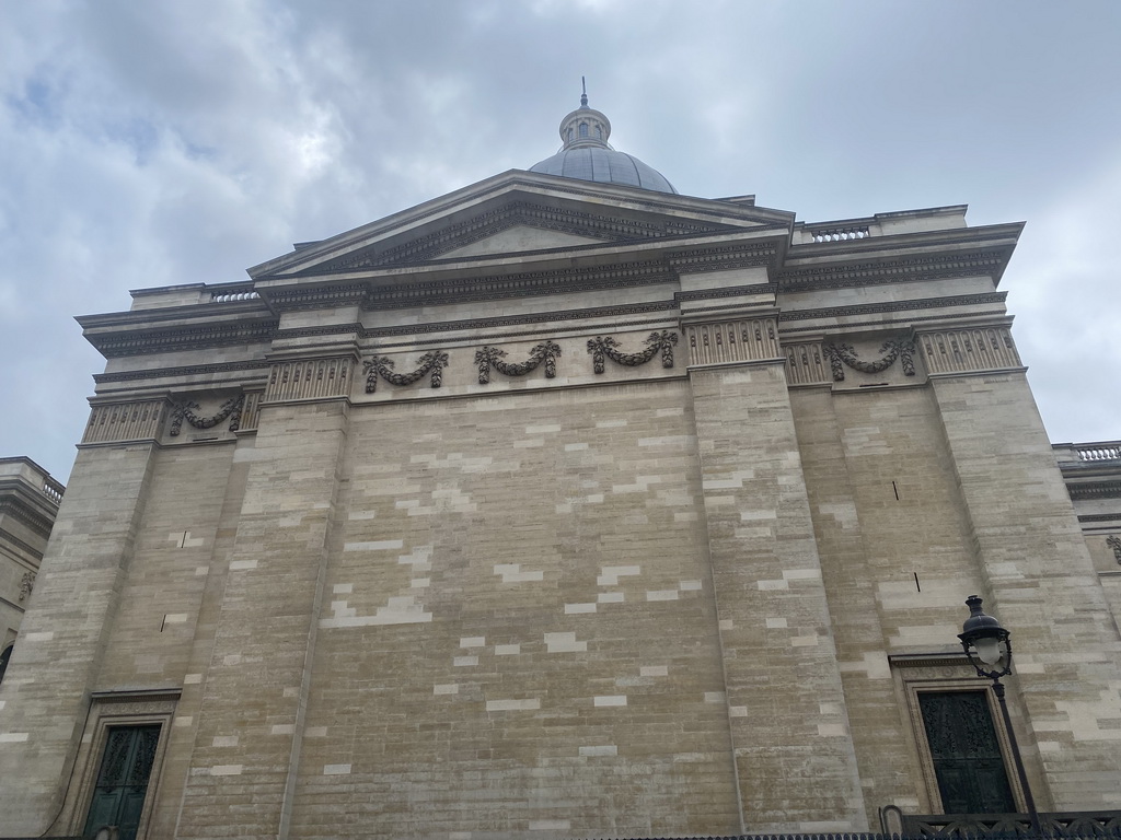 The north side of the Panthéon, viewed from the Place du Panthéon square