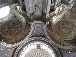 The transept and dome of the Panthéon, viewed through the mirror