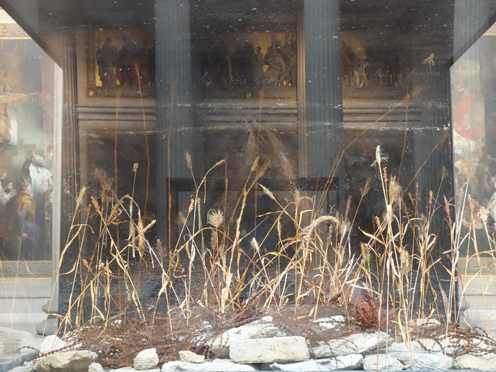 Piece of art `La Vois Sacrée` by Anselm Kiefer at the north transept of the Panthéon