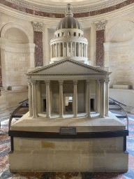 Scale model of the Panthéon at the northeastern side chapel