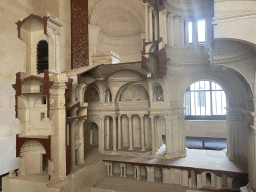 Interior of the scale model of the Panthéon at the northeastern side chapel