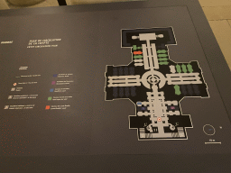 Map of the Crypt of the Panthéon