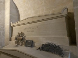 Tomb of Louis Braille at the Crypt of the Panthéon