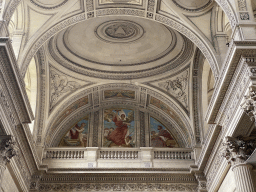 Painting above the entrance gate at the nave of the Panthéon