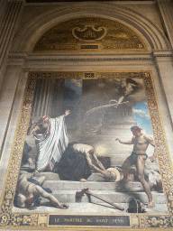 Painting `Le Martyre de Saint Denis` at the apse of the Panthéon