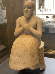 Statue of Ebih-Il at the Ground Floor of the Richelieu Wing of the Louvre Museum
