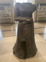 Statue of Queen Napirasu, wife of Untash-Napirisha, at the Ground Floor of the Sully Wing of the Louvre Museum