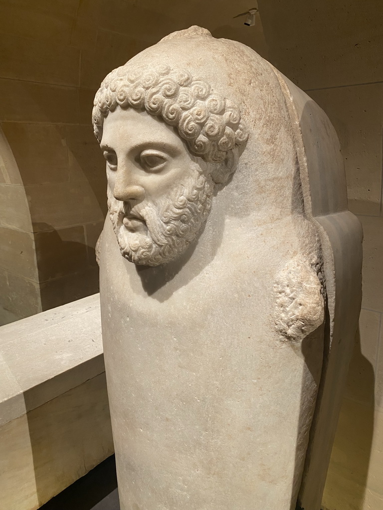 Sarcophagus from the necropolis of Magharat Tabloun in Saida at the Ground Floor of the Sully Wing of the Louvre Museum