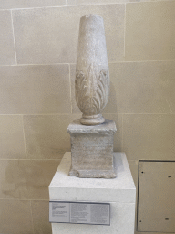 Cippus from Malta at the Ground Floor of the Sully Wing of the Louvre Museum, with explanation