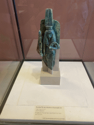 Statuette of Queen Tiy at the First Floor of the Sully Wing of the Louvre Museum, with explanation
