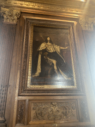 Painting of King Louis XIII by Philippe de Champaigne at the First Floor of the Sully Wing of the Louvre Museum