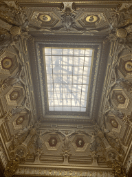 Ceiling at the First Floor of the Sully Wing of the Louvre Museum