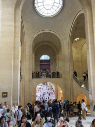 The Daru Staircase from the First Floor to the Ground Floor of the Denon Wing of the Louvre Museum