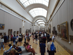 Interior of the First Floor of the Denon Wing of the Louvre Museum