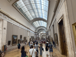 Interior of the First Floor of the Denon Wing of the Louvre Museum