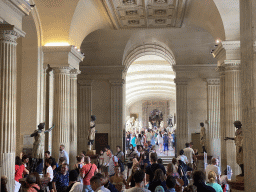 Interior of the Roman Antiquities section at the Ground Floor of the Denon Wing of the Louvre Museum