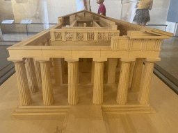 Scale model of the Temple of Zeus in Olympia at the Ground Floor of the Sully Wing of the Louvre Museum