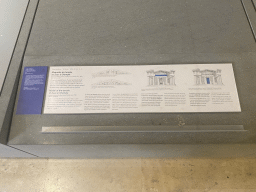 Explanation on the scale model of the Temple of Zeus in Olympia at the Ground Floor of the Sully Wing of the Louvre Museum