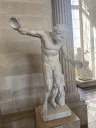 Statue at the Salle des Cariatides room at the Ground Floor of the Sully Wing of the Louvre Museum