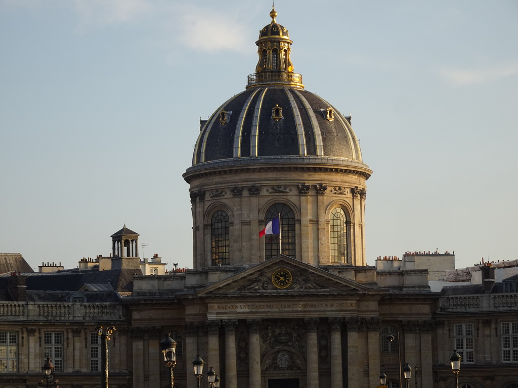 The Institut de France building, viewed from the Pont des Arts bridge