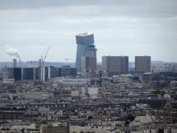 The Tours Duo skyscrapers, viewed from the viewing point at the Square Louise Michel