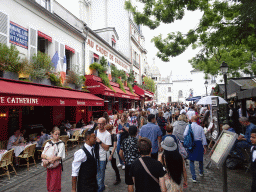 Northwest side of the Place du Tertre square
