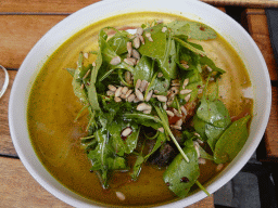 Lunch at the terrace of the Le Poulbot restaurant at the Rue Poulbot street