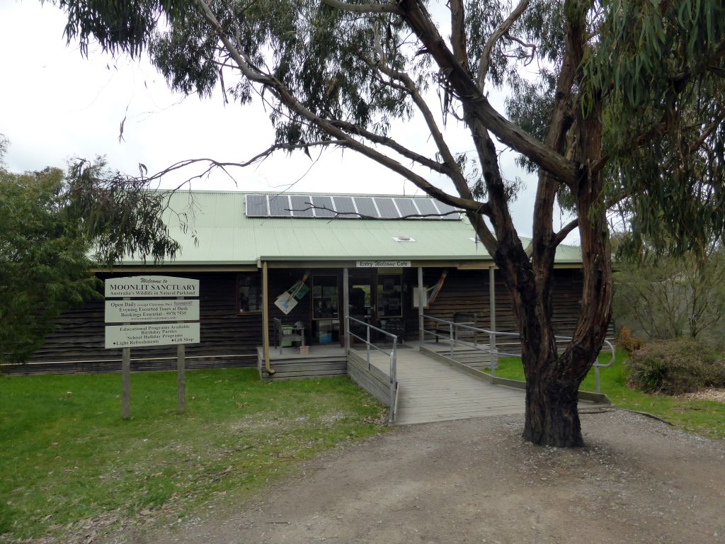 Entrance to the Moonlit Sanctuary Wildlife Conservation Park at the Tyabb-Tooradin Road