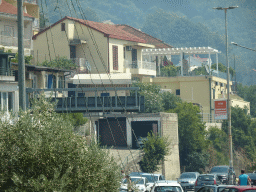 Houses at the town of Meljine, viewed from the tour bus on the E65 road
