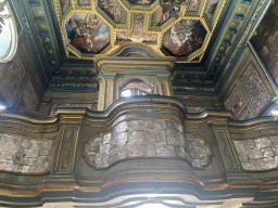 Nave and organ of the Church of Our Lady of the Rocks at the Our Lady of the Rocks Island